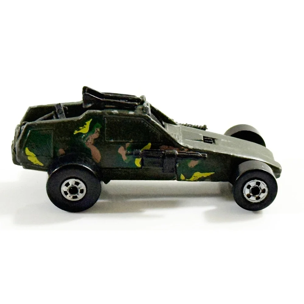 Hot Wheels Enforcer Diecast Kids 1:64 Green Camo Military Assault Buggy 1987